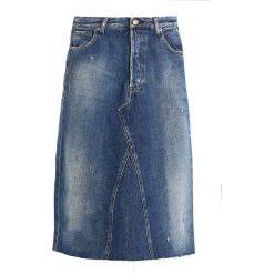Replay SKIRT Spódnica jeansowa blue denim. Niebieskie spódniczki jeansowe marki Replay. W wyprzedaży za 439,00 zł.