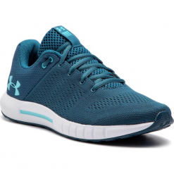 Buty UNDER ARMOUR - Ua W Micro G Pursuit 3000101-301 Blu. Niebieskie buty do biegania damskie marki Under Armour, z materiału. W wyprzedaży za 209,00 zł.