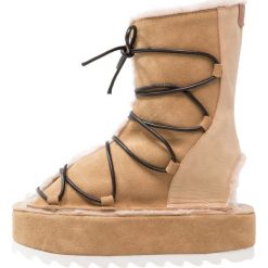 Botki damskie: POPA CHOOYU Botki na platformie beige/brown
