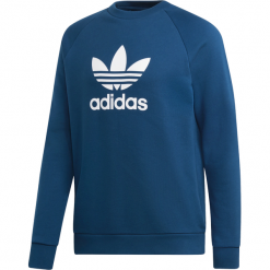 Bluza adidas Originals Trefoil Warm Up DV1545. Bluzy męskie Adidas, xl, bez wzorów, z bawełny, street, z kontrastowym kołnierzykiem, bez rękawów, bez kaptura. Za 239,99 zł.