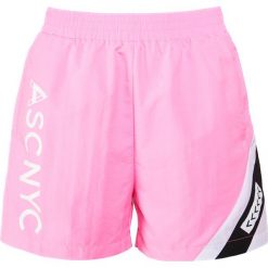 Agolde FLO SHORT Szorty pink. Czerwone spodnie damskie marki Agolde, l, bez wzorów, z nylonu. W wyprzedaży za 431,55 zł.