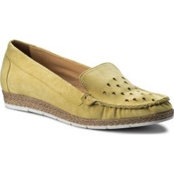 Mokasyny SERGIO BARDI - Enemonzo SS127303418AG 852. Żółte mokasyny damskie marki Sergio Bardi, ze skóry, na płaskiej podeszwie. W wyprzedaży za 179,00 zł.
