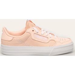 Adidas Originals - Tenisówki dziecięce Continental Vulc C. Różowe trampki dziewczęce adidas Originals, z nadrukiem, z gumy, na sznurówki. Za 199,90 zł.
