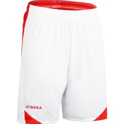 Spodenki do piłki ręcznej H500 męskie. Białe spodenki i szorty męskie ATORKA, s, bez wzorów, z elastanu. Za 39,99 zł.