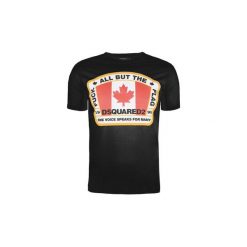 T-shirty z krótkim rękawem Dsquared S74GD0379. Czarne t-shirty męskie Dsquared, s, bez wzorów, bez kołnierzyka, krótkie. Za 489,00 zł.