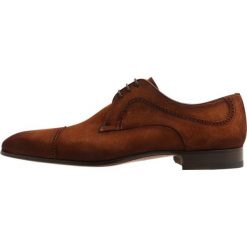 Buty wizytowe męskie: Magnanni THUNDER Eleganckie buty antidifu cognac