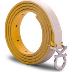 Pasek Damski CALVIN KLEIN - Seasonal Bombe Belt K60K604154 85 000. Brązowe paski damskie marki Calvin Klein, w paski, ze skóry. W wyprzedaży za 209,00 zł.