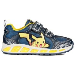 Geox Tenisówki Chłopięce Shuttle 31 Niebieskie. Niebieskie buty chłopięce sportowe marki Geox, z paskami. Za 279,00 zł.