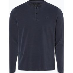 Marc O'Polo - Męska koszulka z długim rękawem, niebieski. Niebieskie koszulki męskie Marc O'Polo, xl, bez wzorów, z bawełny, eleganckie, polo, z długim rękawem, długie. Za 349,95 zł.