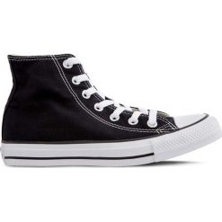 Czarno Białe Stylowe Wysokie Trampki Converse All Star M9160. Czarne trampki i tenisówki damskie Molly.pl, bez wzorów, z gumy, bez zapięcia. Za 299,00 zł.
