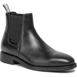 Sztyblety GANT - James 19651318 Black G00. Czarne sztyblety męskie GANT, ze skóry, bez zapięcia. W wyprzedaży za 489,00 zł.