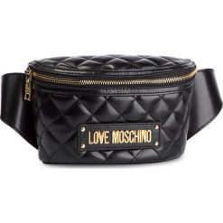 Saszetka nerka LOVE MOSCHINO - JC4202PP07KA0000 Nero. Czarne nerki damskie Love Moschino, bez wzorów, ze skóry ekologicznej, młodzieżowe, bez dodatków. W wyprzedaży za 369,00 zł.