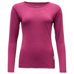 Devold Koszulka Damska Breeze Woman Shirt Cayenne Xs. Czerwone koszulki damskie termoaktywne marki Devold, xs, z wełny, z długim rękawem, outdoorowe. Za 285,00 zł.