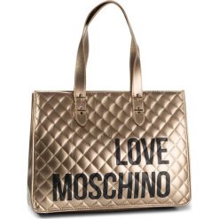 Torebka LOVE MOSCHINO - JC4210PP08KB0900 Platino. Żółte torebki klasyczne damskie Love Moschino, bez wzorów, ze skóry ekologicznej, klasyczne, na ramię, bez dodatków. Za 869,00 zł.