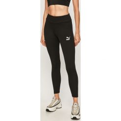 Puma - Legginsy. Czarne spodnie damskie Puma, s, z elastanu, z podwyższonym stanem. Za 199,90 zł.