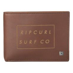 Rip Curl Portfel Męski Brązowy Surf Co Rfid All Day. Brązowe portfele męskie marki Rip Curl, ze skóry. Za 168,00 zł.