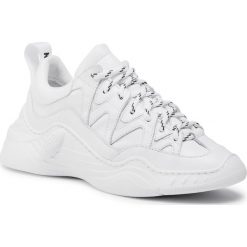 Sneakersy STOKTON - Warrios-D Vitello Bianco. Białe półbuty damskie Stokton, ze skóry. Za 1399,00 zł.