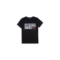 T-shirt męski. Czarne t-shirty męskie TXM, m, bez wzorów, bez kołnierzyka. Za 24,99 zł.