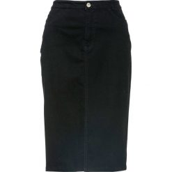 Spódniczka ze stretchem bonprix czarny. Czarne spódniczki damskie bonprix, bez wzorów, z elastanu. Za 99,99 zł.