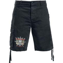 Spodenki i szorty męskie: Summer Breeze Skull 2017 Krótkie spodenki Vintage czarny