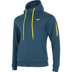 Bluza męska BLM216 - ciemny granat. Pomarańczowe bluzy męskie marki 4f, m, bez wzorów, z bawełny, z kapturem, bez rękawów, z kapturem. Za 149,99 zł.