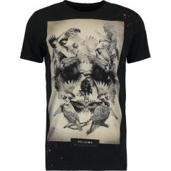 T-shirty męskie z nadrukiem: Religion BIRDS SKULL Tshirt z nadrukiem black