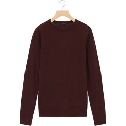 Sweter w kolorze fioletowym. Fioletowe swetry męskie Rodier, m, bez wzorów, z wełny, klasyczne, z okrągłym kołnierzem, bez kaptura. W wyprzedaży za 109,95 zł.
