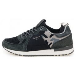Pepe Jeans tenisówki męskie Tinker Pro-73 41 ciemnoszary. Szare trampki męskie Pepe Jeans, bez wzorów, z jeansu, bez zapięcia. W wyprzedaży za 249,00 zł.