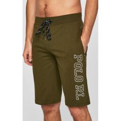 Polo Ralph Lauren - Szorty piżamowe. Zielone piżamy męskie m, z nadrukiem, z bawełny. W wyprzedaży za 99,90 zł.