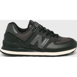 New Balance - Buty ML574LHF. Czarne halówki męskie marki New Balance, z materiału, na sznurówki. W wyprzedaży za 299,90 zł.