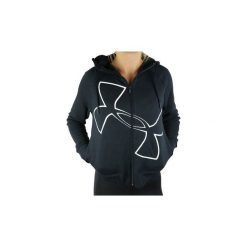 Bluzy Under Armour Big Logo Fullzip Hoodie 1320609-001. Czarne bluzy damskie Under Armour, s, bez wzorów, bez rękawów, bez kaptura. Za 179,99 zł.