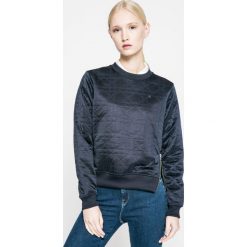 G-Star Raw - Bluza. Niebieskie bluzy damskie G-Star RAW, s, bez wzorów, z poliesteru, bez rękawów, bez kaptura. W wyprzedaży za 219,90 zł.