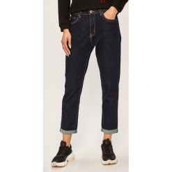 Answear - Jeansy. Niebieskie jeansy damskie ANSWEAR, s, z podwyższonym stanem. W wyprzedaży za 99,90 zł.