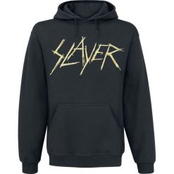 Slayer Skull In Chains Bluza z kapturem czarny. Czarne bluzy męskie rozpinane marki Slayer, l, z nadrukiem, z kapturem. Za 164,90 zł.