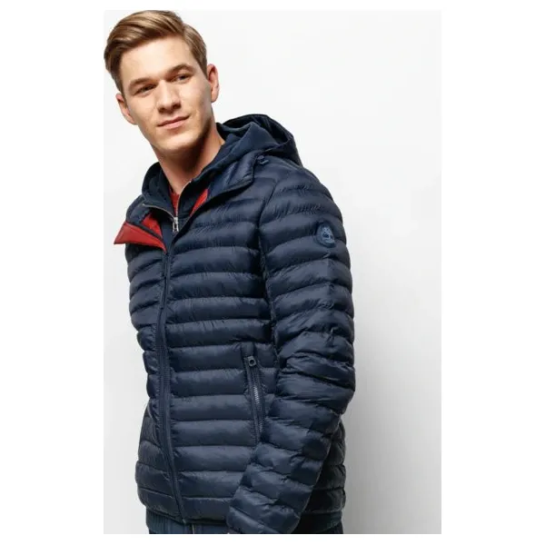 Timberland Kurtka Axis Peak Hooded Jkt , granatowy, rozmiar M. Niebieskie kurtki męskie Timberland, s, bez wzorów, z nylonu, bez kaptura. W wyprzedaży za 687,99 zł.