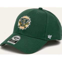47brand - Czapka. Zielone czapki damskie 47brand, z aplikacjami, z wełny. Za 89,90 zł.