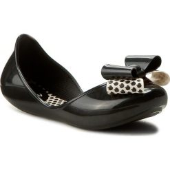Baleriny ZAXY - Star Bow II Kids 82054 Black 51496 W385017. Czarne baleriny dziewczęce marki Zaxy, z tworzywa sztucznego. Za 119,00 zł.