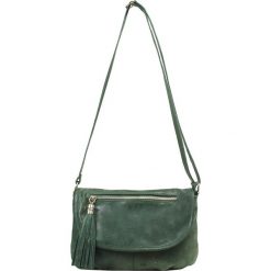 Torebki klasyczne damskie: Skórzana torebka „Molly” w kolorze khaki – 28 x 29 x 4,5 cm
