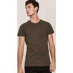 T-shirt basic z kieszonką - Khaki. Brązowe t-shirty męskie House, l. Za 35,99 zł.