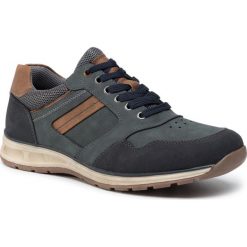 Sneakersy GO SOFT - 9888-18814-15 Blue. Niebieskie półbuty męskie GO SOFT, bez wzorów, ze skóry ekologicznej, bez zapięcia. W wyprzedaży za 129,99 zł.