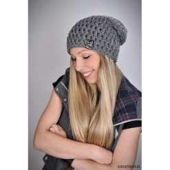 Czapka Vegan 07 - CIEMNA SZARA. Szare czapki zimowe damskie Pakamera. Za 69,00 zł.