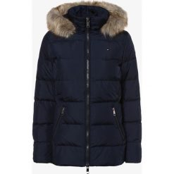 Tommy Hilfiger - Damska kurtka puchowa, niebieski. Niebieskie kurtki damskie TOMMY HILFIGER, s, bez wzorów, z puchu, bez kaptura. Za 899,95 zł.