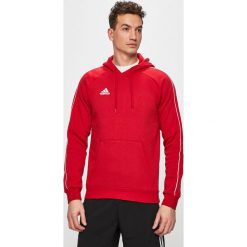 Adidas Performance - Bluza. Czerwone bluzy męskie adidas Performance, m, z nadrukiem, z elastanu, z kapturem, bez rękawów, z kapturem. Za 169,90 zł.