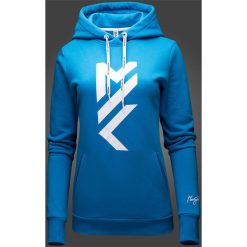 Bluzy damskie: Bluza damska Maciek Kot Collection BLD282 – NIEBIESKI MELANŻ