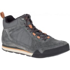 Merrell Półbuty Męskie Burnt Rock Tura Mid Suede Granite 8,5 (43). Szare buty sportowe męskie Merrell, ze skóry, bez zapięcia. W wyprzedaży za 330,00 zł.