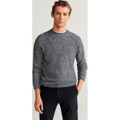 Mango Man - Sweter Star. Niebieskie swetry męskie Mango Man, s, bez wzorów, z poliesteru, retro, z okrągłym kołnierzem, bez kaptura. Za 139,90 zł.