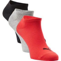 Puma - Męskie skarpety do obuwia sportowego pakowane po 3 szt., czerwony. Czerwone skarpetki męskie Puma, bez wzorów, z dżerseju. Za 39,95 zł.