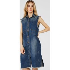 Kamizelka - 71-Z1526 JEAN. Kamizelki damskie Unisono. Za 69,00 zł.