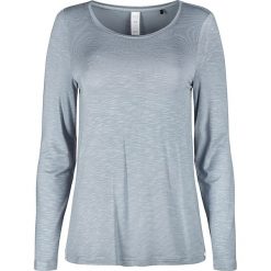 Koszulka w kolorze błękitnym od piżamy. Niebieskie piżamy damskie Skiny, bez wzorów, bez rękawów. W wyprzedaży za 64,95 zł.