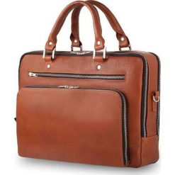 Skórzana męska torba na laptopa Solier SL24 Shannon brązowy vintage - Brązowy Vintage. Pomarańczowe torby męskie skórzane Solier, ze skóry, vintage. Za 699,99 zł.